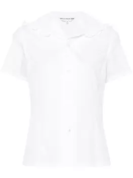 Comme Des Garons Girl рубашка с матросским воротником, белый