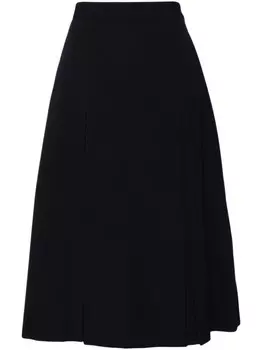 Comme Des Garons Girl юбка из плиссированной шерсти, синий