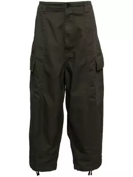 Comme des Garons Homme брюки карго, зеленый