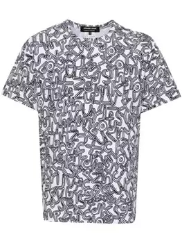 Comme des Garons Homme Deux футболка с графичным принтом, белый