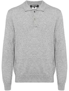 Comme des Garons Homme Deux трикотажная рубашка поло, серый