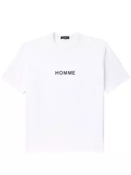 Comme des Garons Homme футболка с логотипом, белый