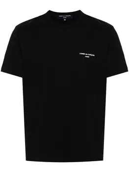 Comme des Garons Homme футболка с логотипом, черный