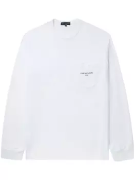 Comme des Garons Homme футболка с логотипом, белый