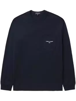 Comme des Garons Homme футболка с логотипом, черный