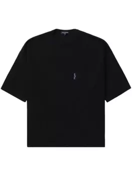 Comme des Garons Homme футболка с накладным карманом, черный