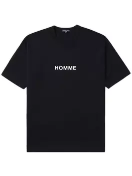Comme des Garons Homme футболка с принтом Homme, черный