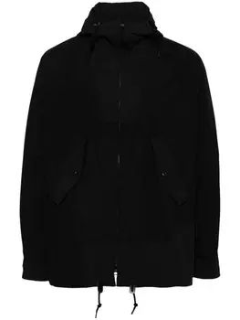 Comme des Garons Homme куртка с капюшоном, черный