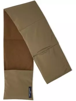 Comme des Garons Homme мягкий водонепроницаемый шарф, зеленый