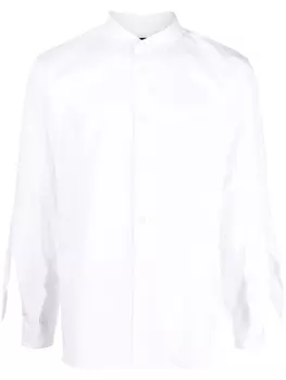 Comme des Garons Homme Plus многослойная рубашка с длинными рукавами, белый