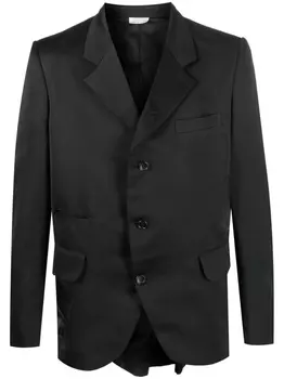 Comme des Garons Homme Plus пиджак с молниями, черный