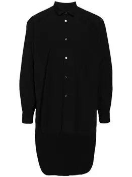 Comme des Garons Homme Plus рубашка с классическим воротником, черный