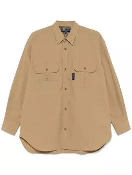 Comme des Garons Homme рубашка с длинными рукавами, коричневый
