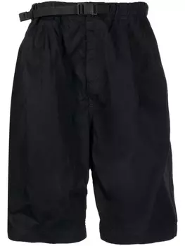 Comme des Garons Homme шорты со складками, черный