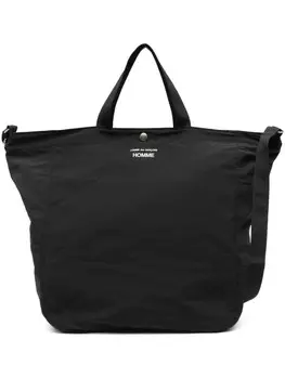 Comme des Garons Homme сумка-тоут с логотипом, черный