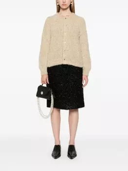 Comme Des Garons Кардиган Comme Des Garons с люрексом Comme Des Garons Comme Des Garons, золотой