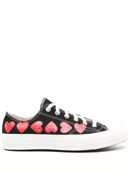 Comme des Garons кеды Chuck 70 Multi Heart, черный