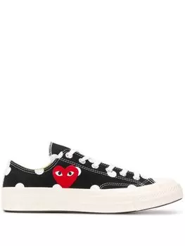 Comme des Garons кеды с логотипом, черный