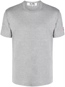 Comme Des Garons Play футболка из коллаборации с the Artist Invader, серый