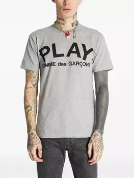 Comme Des Garons Play футболка Play, серый
