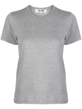 Comme Des Garons Play футболка с круглым вырезом, зеленый