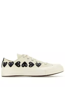 Comme Des Garons Play кеды Converse Play, нейтральный цвет