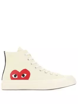 Comme Des Garons Play кроссовки Big Heart Chuck 70, нейтральный цвет