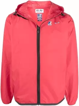 Comme Des Garons Play куртка из коллаборации с K-Way, красный