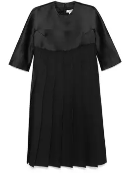 Comme Des Garons Плиссированное платье миди Comme Des Garons Comme Des Garons Comme Des Garons, черный