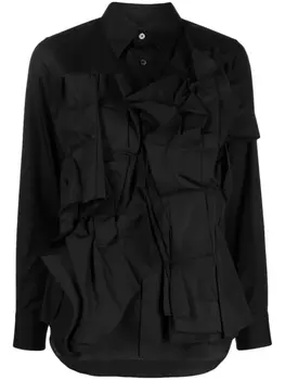 Comme Des Garons рубашка с длинными рукавами, черный