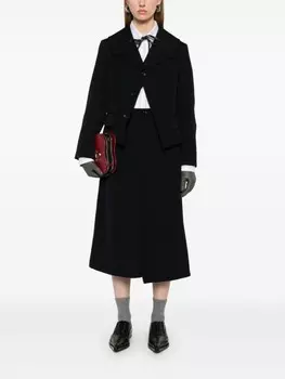 Comme Des Garons Шерстяная юбка миди Comme Des Garons Comme Des Garons Comme Des Garons, синий