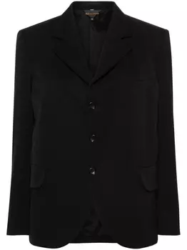 Comme Des Garons шерстяной однобортный пиджак, черный