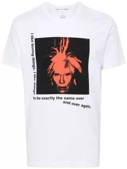 Comme Des Garons Shirt футболка с графичным принтом, белый