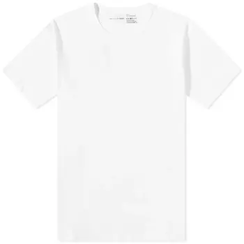 Comme des Garons Shirt Футболка с круглым вырезом Sunspel, белый