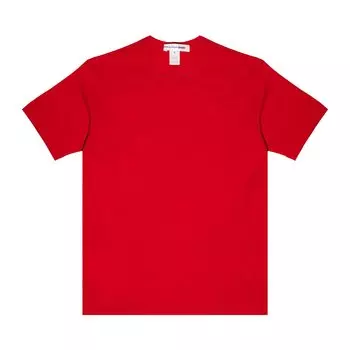 Comme des Garons SHIRT Футболка с принтом на спине, цвет Красный