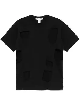 Comme Des Garons Shirt футболка с вырезами, черный