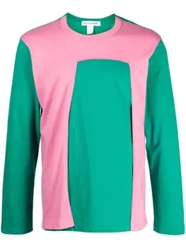 Comme Des Garons Shirt многослойная футболка, зеленый