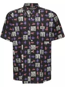 Comme Des Garons Shirt рубашка с принтом, фиолетовый
