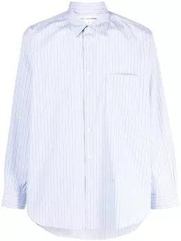Comme Des Garons Shirt рубашка в полоску, синий