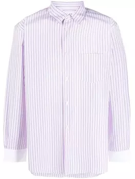 Comme Des Garons Shirt рубашка в вертикальную полоску, белый