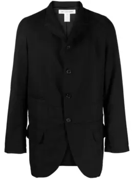 Comme Des Garons Shirt шерстяная куртка-рубашка на пуговицах, черный