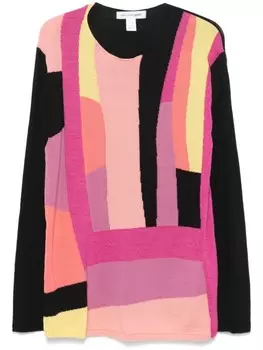 Comme Des Garons Shirt свитер с геометричным узором, черный