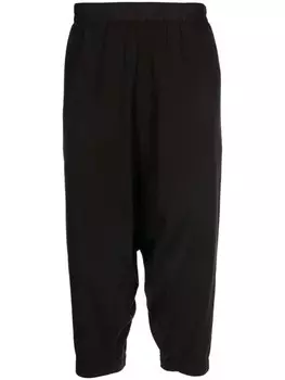 Comme Des Garons Shirt укороченные брюки с низким шаговым швом, черный