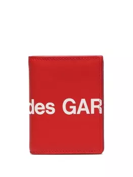 Comme Des Garons Wallet бумажник с логотипом, красный