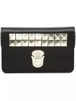 Comme Des Garons Wallet бумажник с заклепками, черный