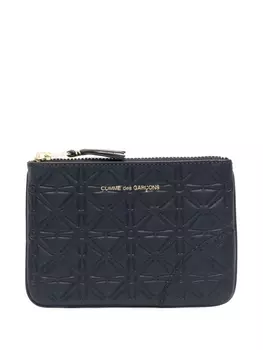 Comme Des Garons Wallet classic embossed-logo zipped wallet, синий