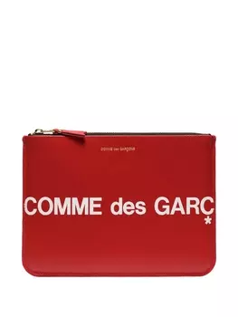 Comme Des Garons Wallet клатч с логотипом, красный