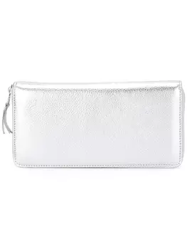 Comme Des Garons Wallet кошелек на молнии, металлик