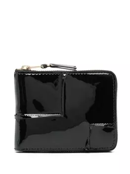 Comme Des Garons Wallet кошелек Reversed Hem, черный