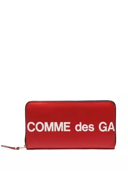 Comme Des Garons Wallet кошелек с логотипом, красный
